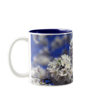 cherry blossoms coffee mug