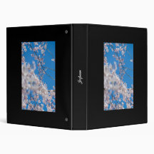 Cherry Blossoms in Japan 3 Ring Binders