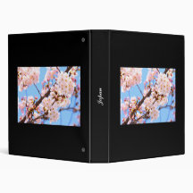 Cherry Blossoms in Japan 3 Ring Binders