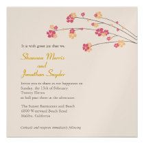 Cherry Blossoms Invitation invitations