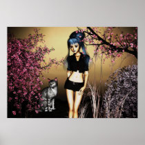 Cherry Blossoms Poster