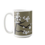 Cherry Blossoms White Sakuras Flowers Zen Mug