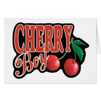 Cherry Boy Greeting Card by rudejapan