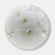Cherry Bride round magnet