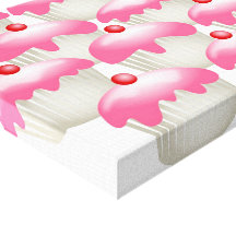 Cherry Buns Stretched Canvas Prints