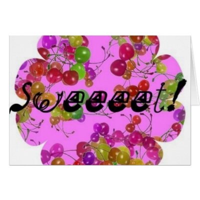 Cherry Greeting Card by Kitten700