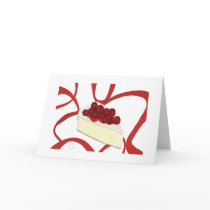 Cherry Cheesecake Greeting Card