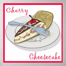 Cherry Cheesecake Poster
