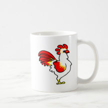 Cherry Chicken Coffee Mugs