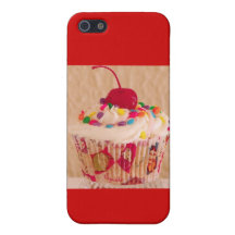 Cherry cupcake iPhone 5 cases