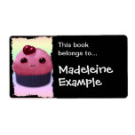Cherry Cupcake Shipping Labels