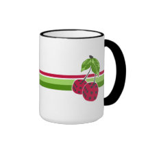 Cherry Dice Caneca