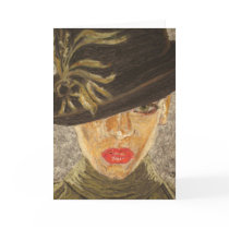 "Cherry" Fine Art Greeting Card