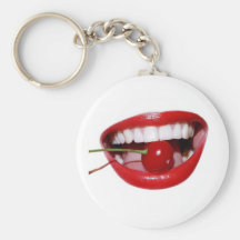 Cherry Lips Keychain