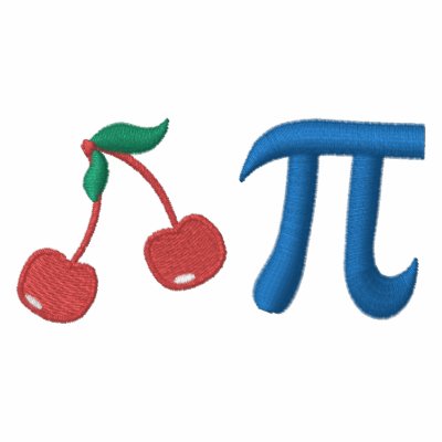 Cherry Pi Embroidered Tees by naturetees