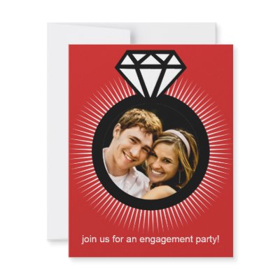 Cherry Red The Ring Photo Engagement Party by maddisonlanebridal