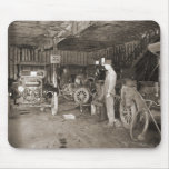 Cherry St. Garage circa 1925 Mousepads