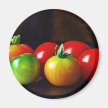 Cherry Tomatos Refrigerator Magnets
