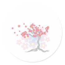 Cherry Tree Blossoms Stickers