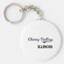 Cherry Valley Illinois City Classic Key Chain