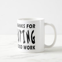 Chers mercis de Dieu du parachutage Tasse À Café