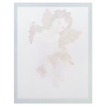 Cherub angel with grapes in hand letterhead