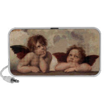 Cherub from Sistine Madonna by Raphael Mp3 Speakers