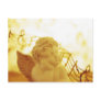 Cherub statue postcard