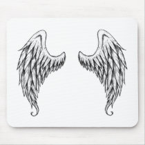 cherub wings 2 mouse pads