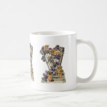 Cherubs and Harp Coffee Mugs