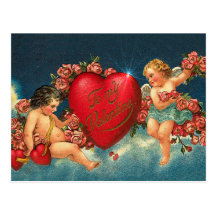 CHERUBS & HEARTS by SHARON SHARPE Post Cards