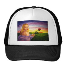Cheryl au lever de soleil casquette