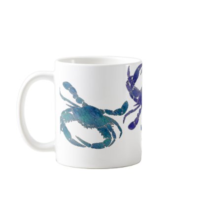 Chesapeake Blue Crabs Mug by ElainePlesser