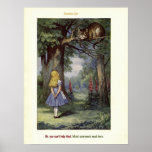 Cheshire CAT Alice in Wonderland print