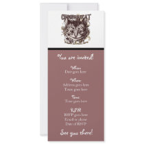 Cheshire Cat Carnivale Style Announcements