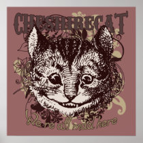 Cheshire Cat Carnivale Style Print