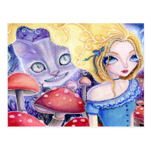 Cheshire Cat Illusion - Postcard