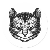 Cheshire Cat Inked Black