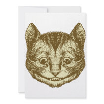 Cheshire Cat Inked Sepia