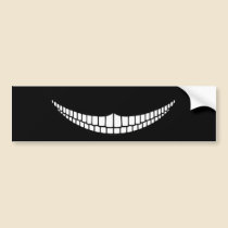 Cheshire Grin bumper stickers