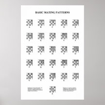 Chess - Basic Mating Patterns Posters