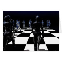Chess - Bishop's POV Greeting Cards