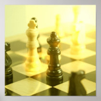 Chess Board Poster Print