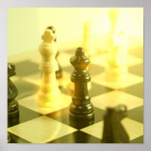 Chess Board Poster Print