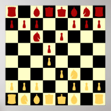 Chess Board Print