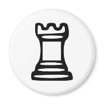 Chess - Castle Fridge Magnets
