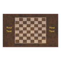 Chess, Checkers, Draughts Board Name Gift Tag Rectangular Stickers