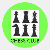 CHESS, CHESS CLUB STICKER