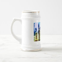 Chess Game Beer Mug