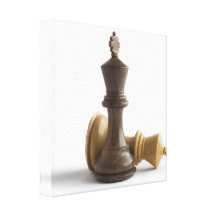 Chess Game Over Canvas Print